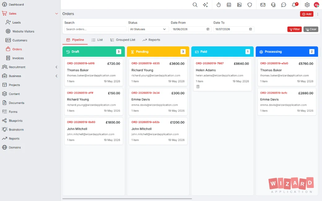 CRM & Sales Pipeline
