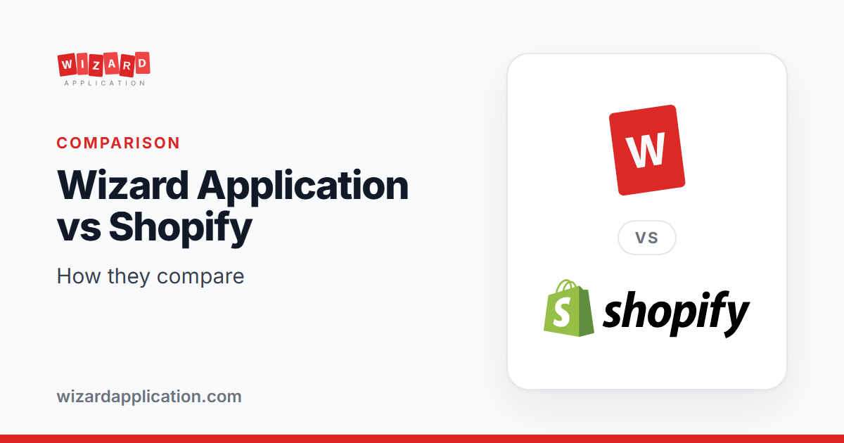 Wizard Application vs Shopify: How They Compare