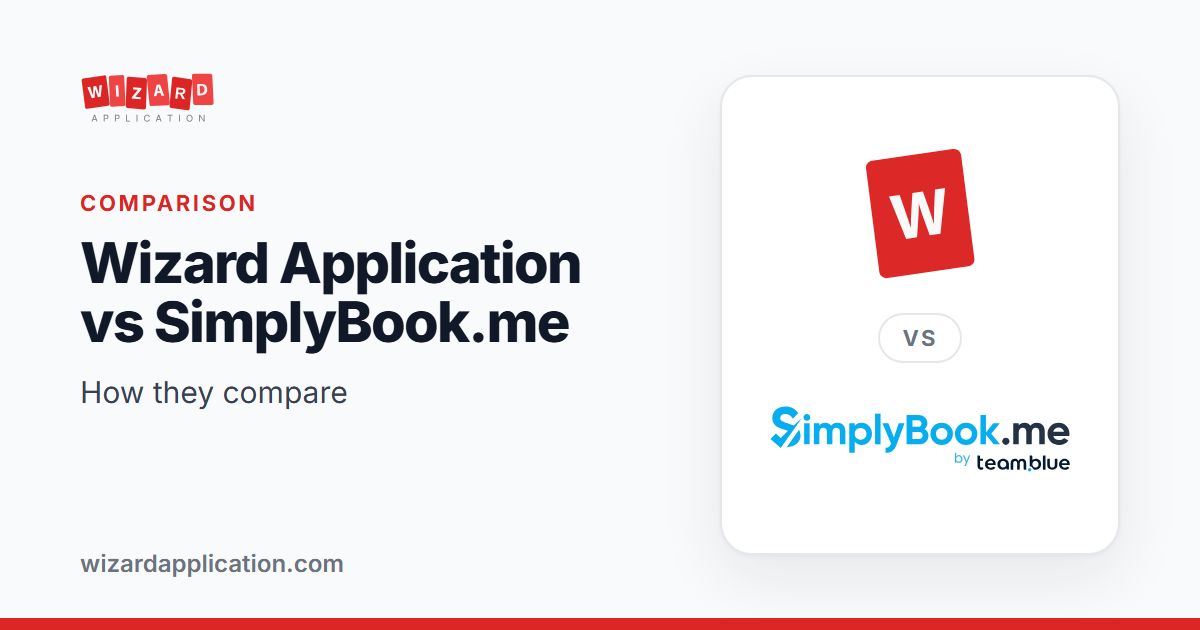 Wizard Application vs SimplyBook.me: How They Compare