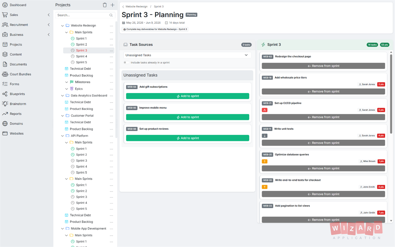 Planificacion de Sprint